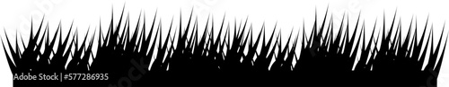 Silhouette Grass Illustration