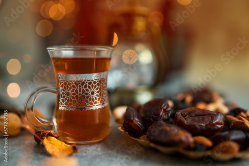 Lime tea with Dates Traditional Turkish Tea