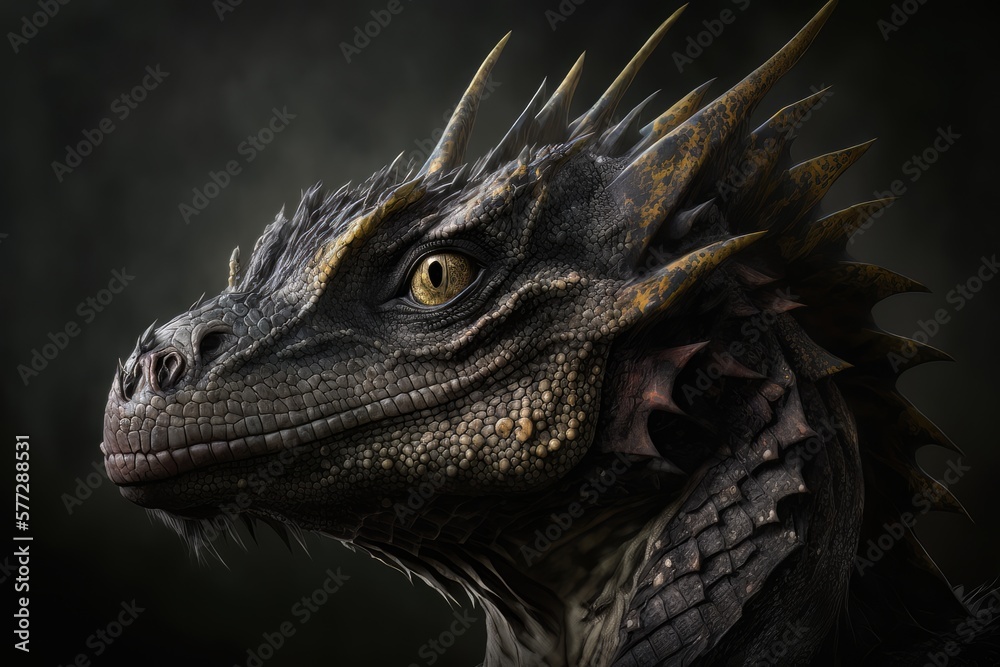 Portrait of a dragon. Chinese Lunar New Year. Happy chinese new year 2024. Years of the Dragon. Generative AI technology Portrait of a dragon. Chinese Lunar New Year. Happy chinese new year 2024. Years of the Dragon. Generative AI technology