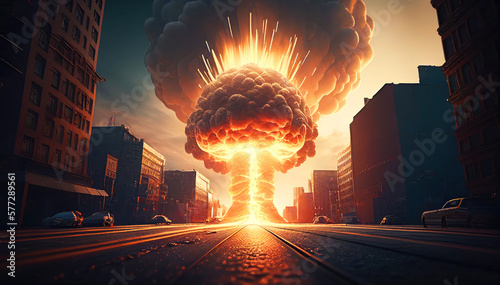 A Nuclear Blast Rocks the Urban Landscape