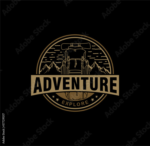 Adventure , Explore, slogan for t-shirt design. Vector illustration design for fashion fabrics, textile graphics, prints.