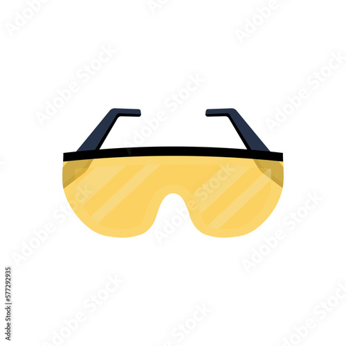 Safety glasses, transparent PPE goggles for eye protection, required personal eyewear