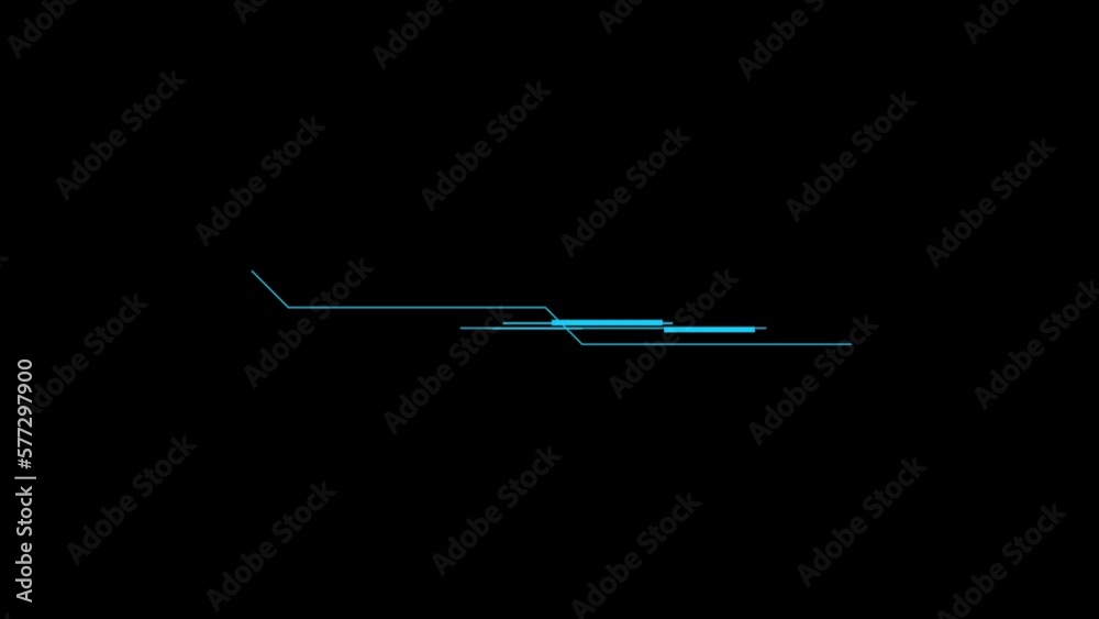 Hud callout black and blue for the screen, scoreboard, modern technologies Hud callout black and blue for the screen, scoreboard, modern technologies