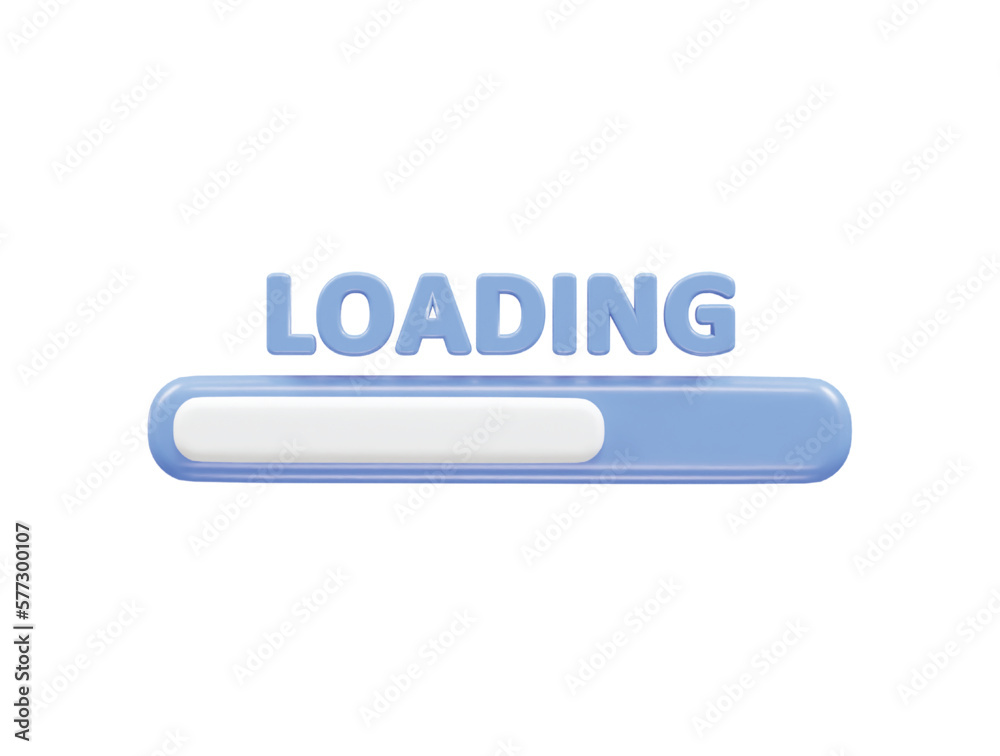 Loading vector icon 3d rendering illustration Loading vector icon 3d rendering illustration
