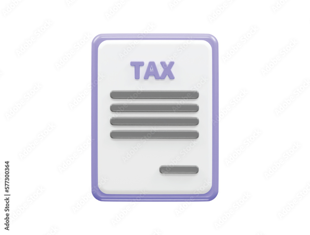 Invoice icon rendering 3d element illustration Invoice icon rendering 3d element illustration