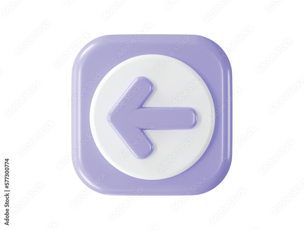 Arrow icon 3d rendering vector illustration transparent Arrow icon 3d rendering vector illustration transparent