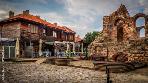 Photography Wooden houses and streets from the Ottoman period