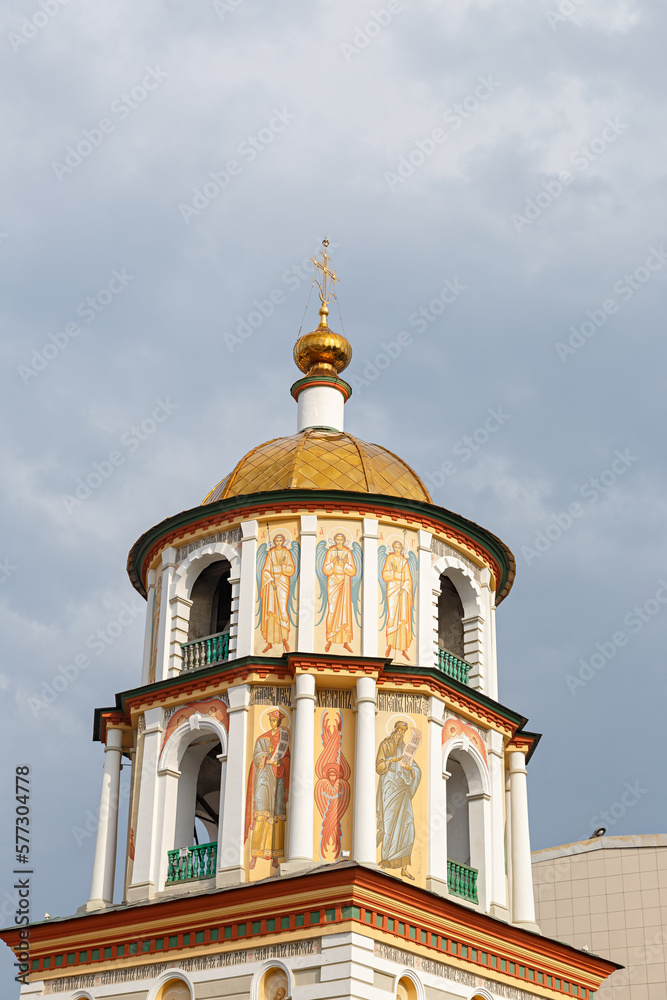 Russia, Irkutsk. The Cathedral of the Epiphany of the Lord. Orthodox Church, Catholic Church