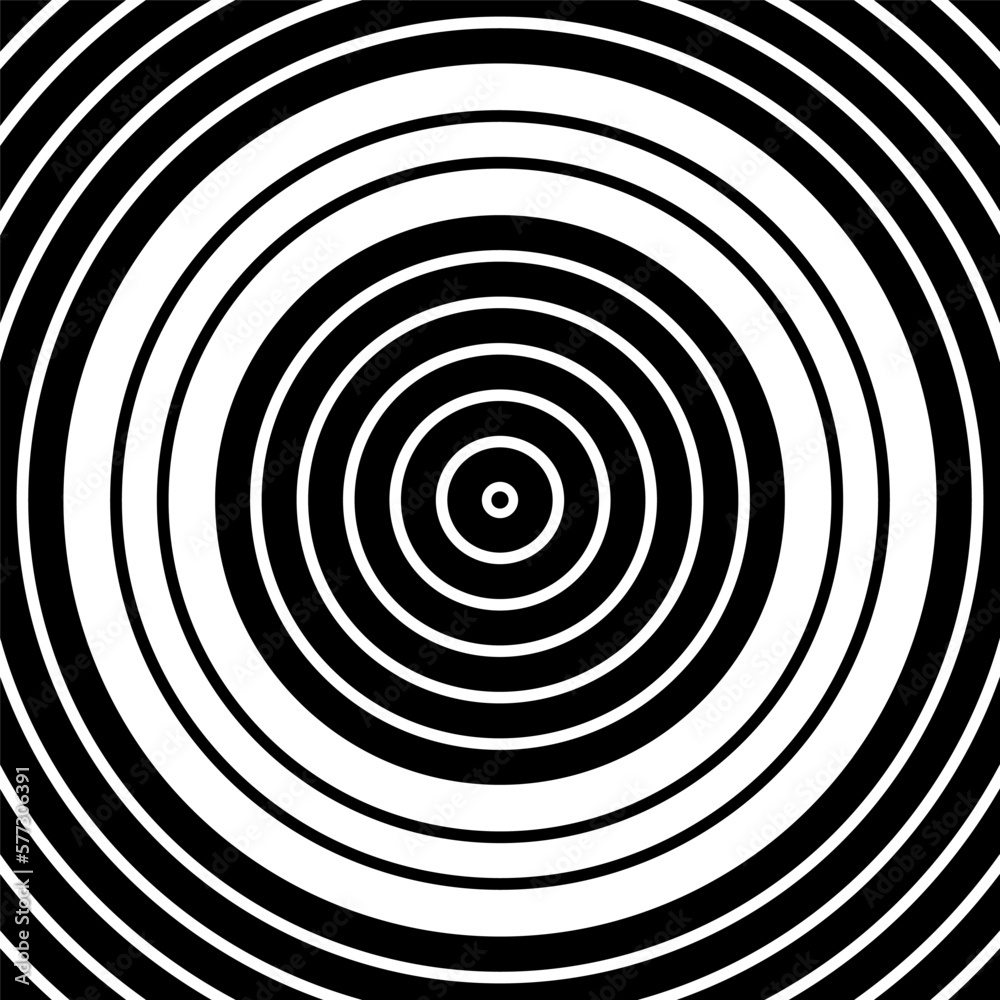 Circle Lines Pattern. Abstract Geometric Black and White Background. Circle Lines Pattern. Abstract Geometric Black and White Background.