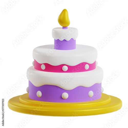 Birthday Cake 3D
