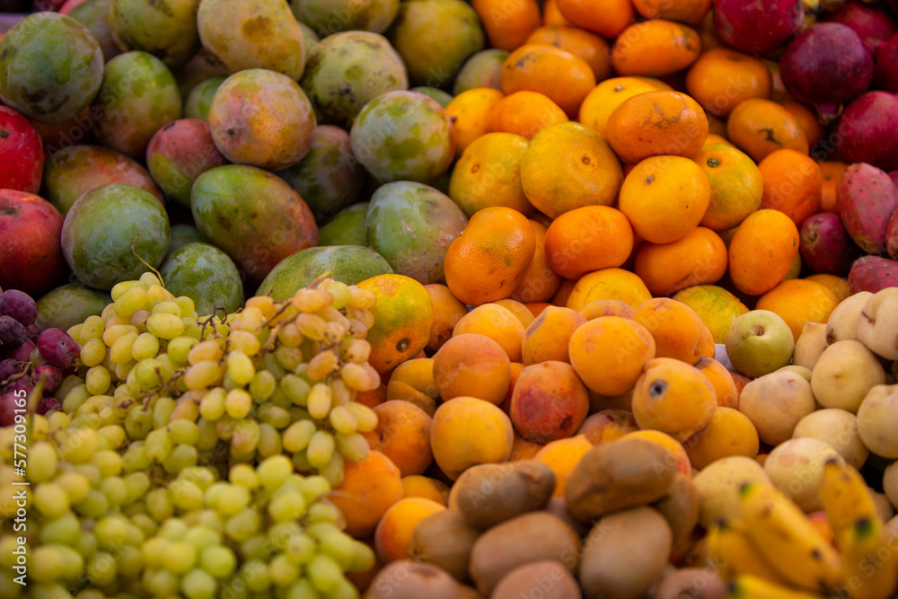 Mix of fruits in Peru