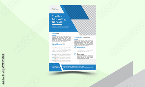 Creative Corporate & Business Flyer Brochure Template Design, abstract business flyer, vector template design. Brochure design, cover, annual report, poster, flyer.