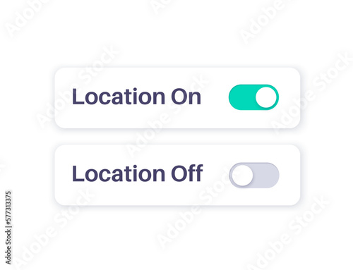 GPS activation toggle