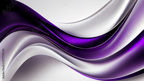 Abstract Smooth Wavy or Silk Fabric Background. 3D Rendering.