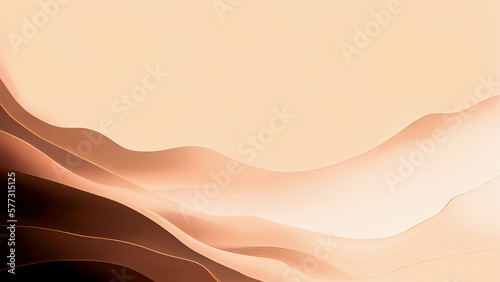 Abstract Gradient Smooth Wave Motion Background.