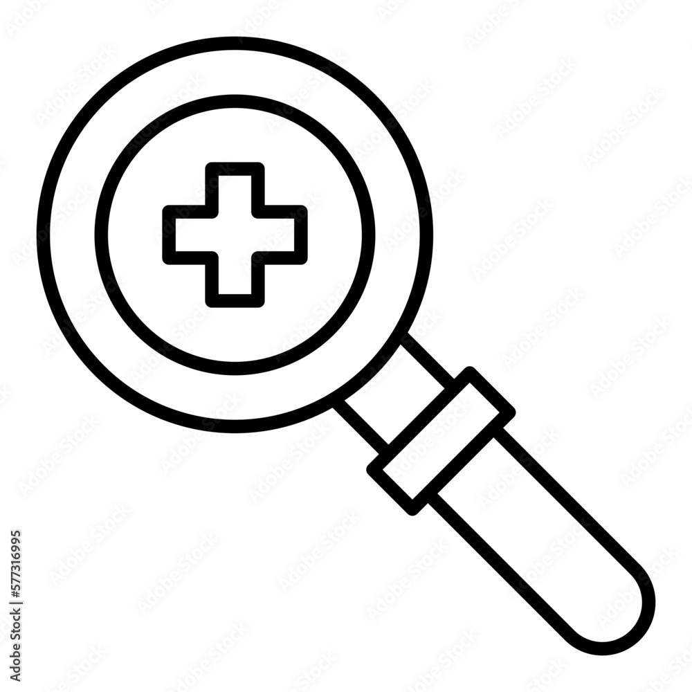 Fototapeta premium Zoom In Line Icon