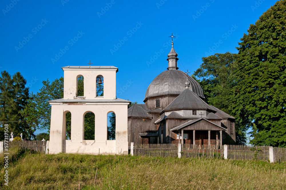 Greek Catholic Orthodox Church of the Nativity of the Holy Mother of God. Kowalówka, Subcarpathian Voivodeship, Poland.