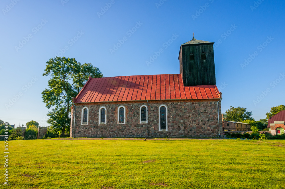 Church of Our Lady Queen of the Holy Rosary in Piaseczno, West Pomeranian Voivodeship, Poland