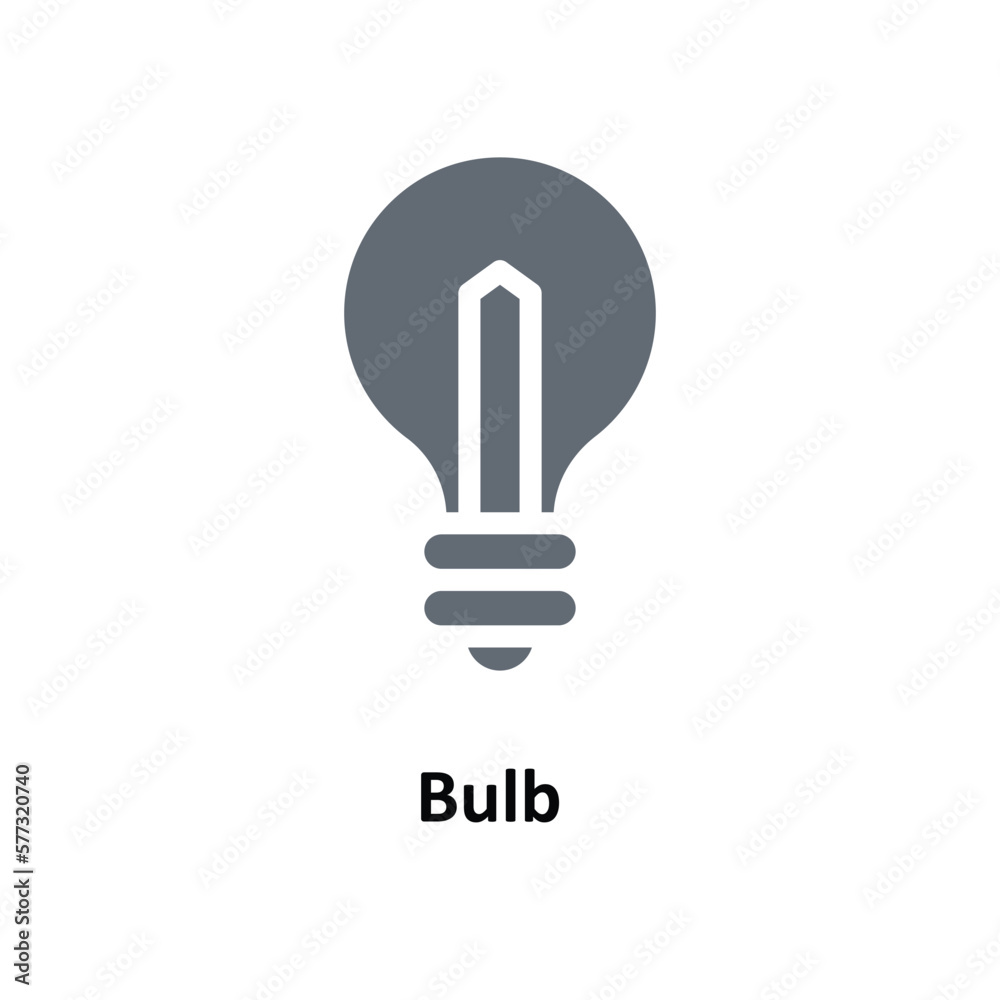 Bulb Vector Solid Icons. Simple stock illustration stock Bulb Vector Solid Icons. Simple stock illustration stock