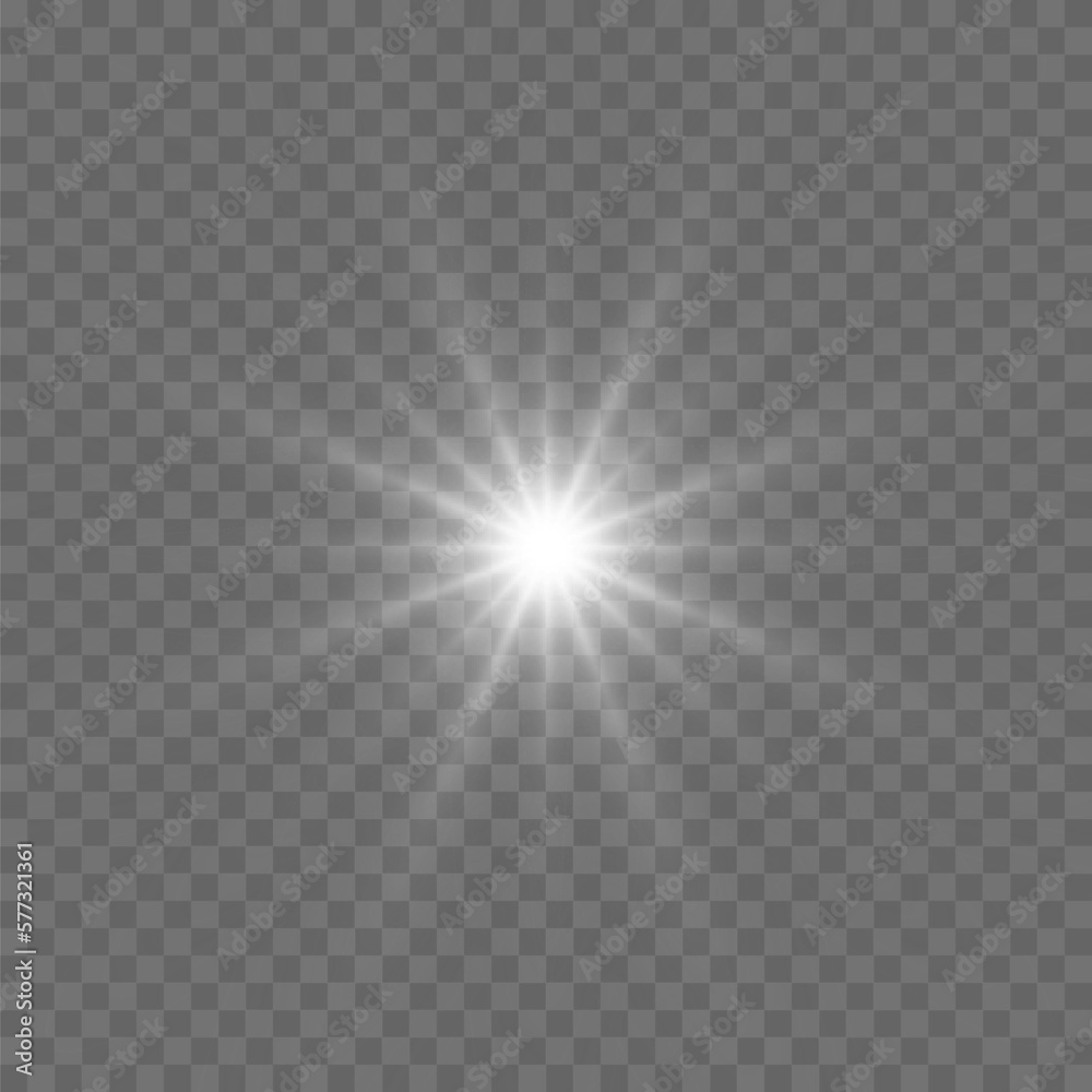 Glow effect. The star burst with brilliance. Vector illustration Glow effect. The star burst with brilliance. Vector illustration