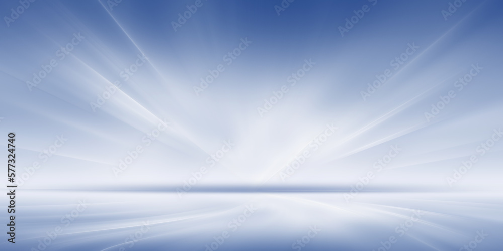 Abstract Soft Light Blue Fractal Horizon Abstract Soft Light Blue Fractal Horizon