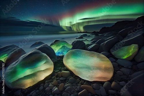 northern lights landscap © elmahdi