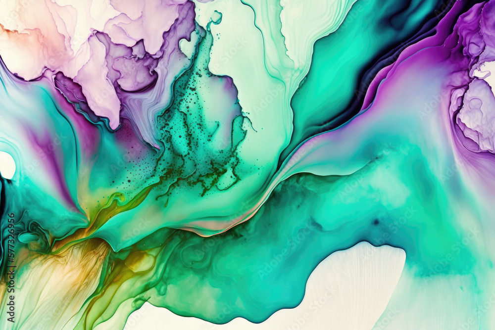 Abstract Watercolor Background. Illustration AI Generative