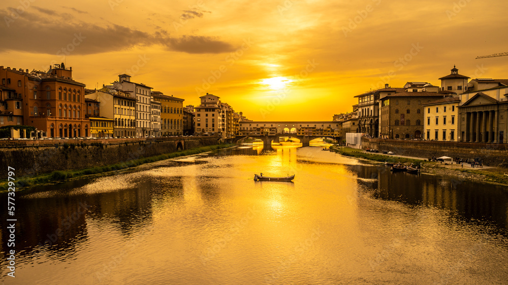 Blick auf Florenz in der Toskana