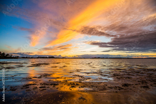 Coucher de soleil Presqu'île de Rhuys, Golfe du Morbihan