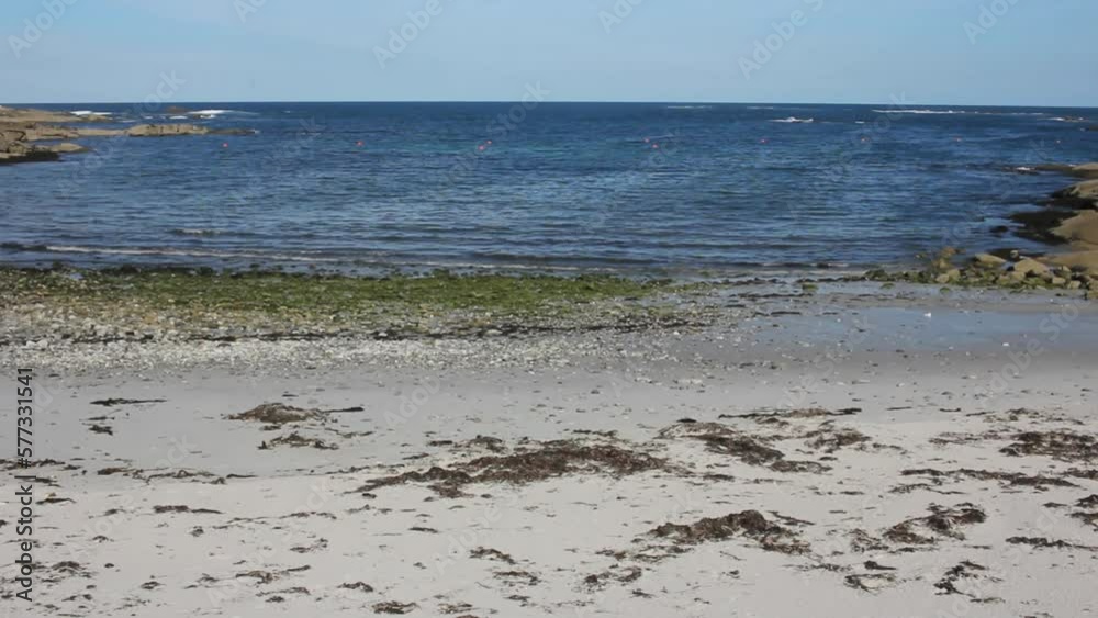 a view of San Cibrao from a beach a view of San Cibrao from a beach