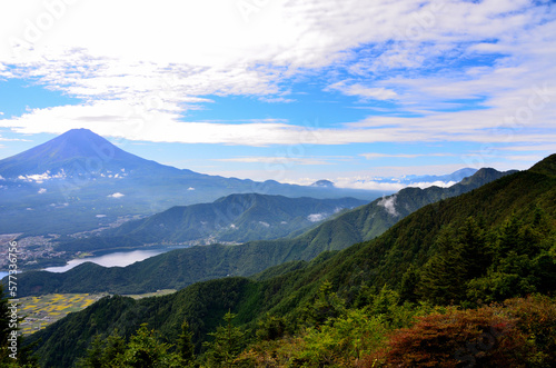 新道峠から見下ろす景色