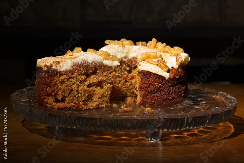 Carrot Cake on a plate