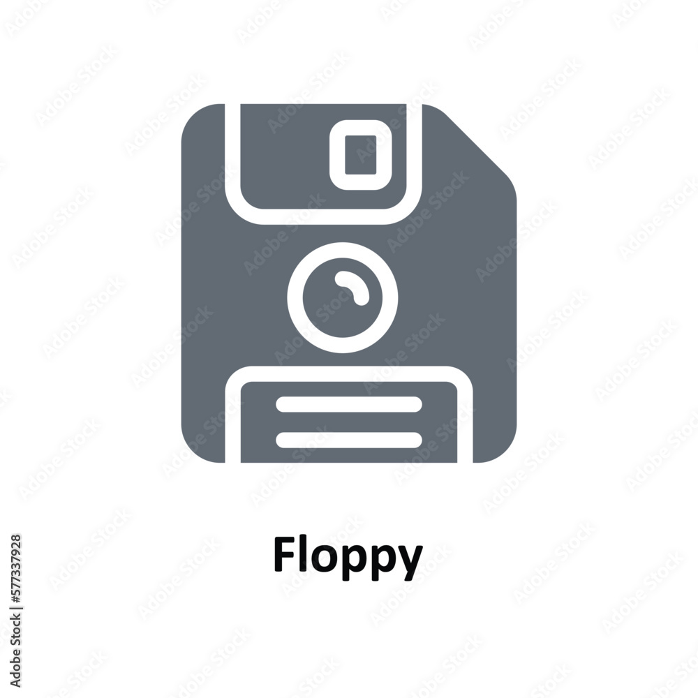 Floppy Vector solid Icons. Simple stock illustration stock Floppy Vector solid Icons. Simple stock illustration stock