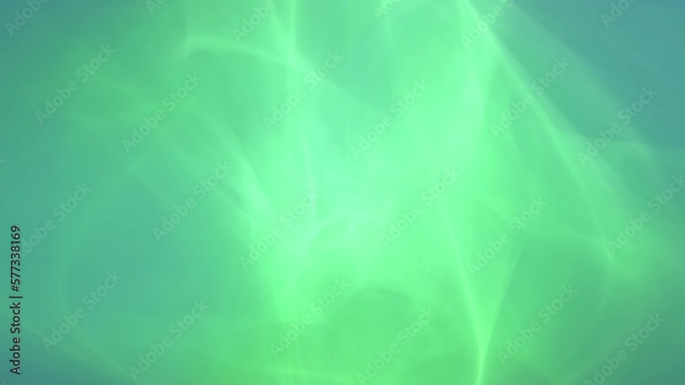 Abstract Green Fractal Smoke Fume Shape Wave Pattern Gradient Background Loop Abstract Green Fractal Smoke Fume Shape Wave Pattern Gradient Background Loop