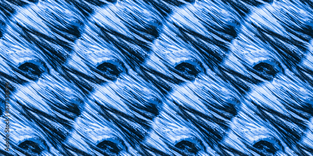 Obraz premium Peacock Bird. Indigo Watercolor Animal Prints.