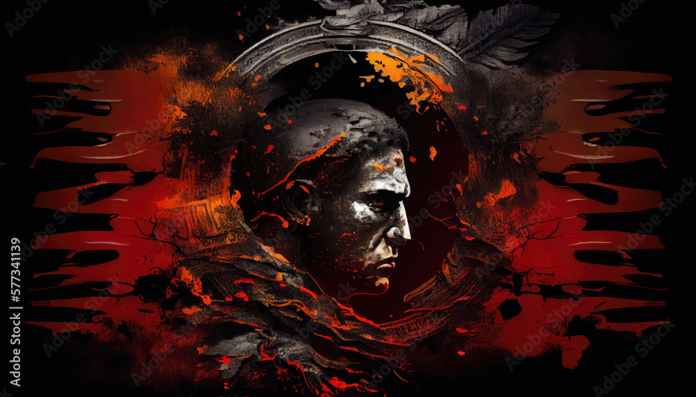 Obraz premium Roman empire emperor - By Generative AI