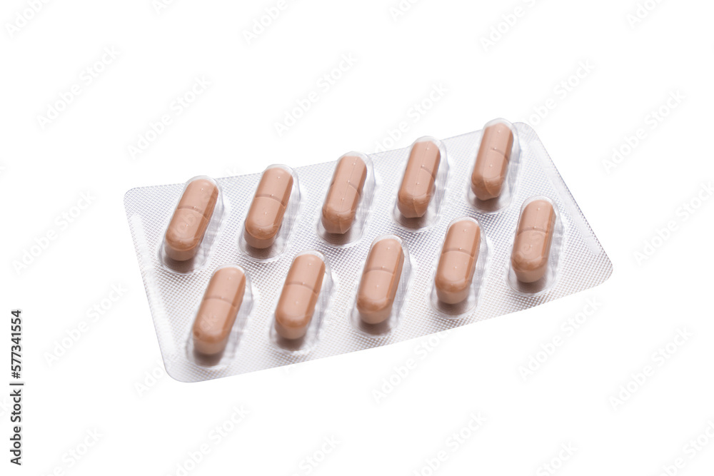 Food supplement tablet packaging, transparent background, isolated png. Food supplement tablet packaging, transparent background, isolated png.