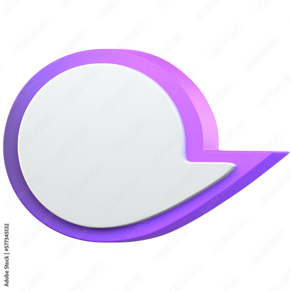 text frame purple gradient 3d illustration text frame purple gradient 3d illustration