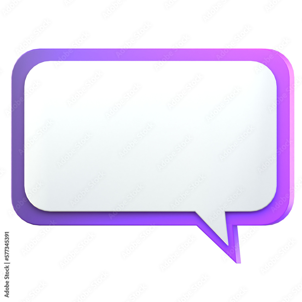 text frame purple gradient 3d illustration text frame purple gradient 3d illustration