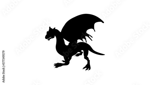 dragon silhouette