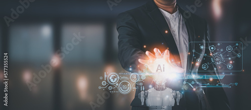 Businesspeople may use the Internet to connect financial networks and do information searches on their mobile devices utilizing artificial intelligence.