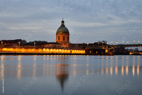 St. Peter's Basilica and Neva river at sunset © Sam