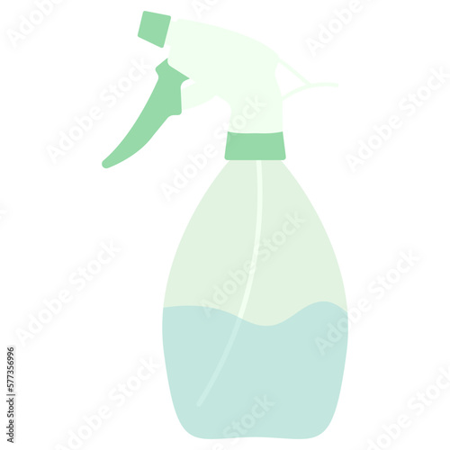 Pulverizer. Atomizer with water. Garden tool. Vector flat illustration