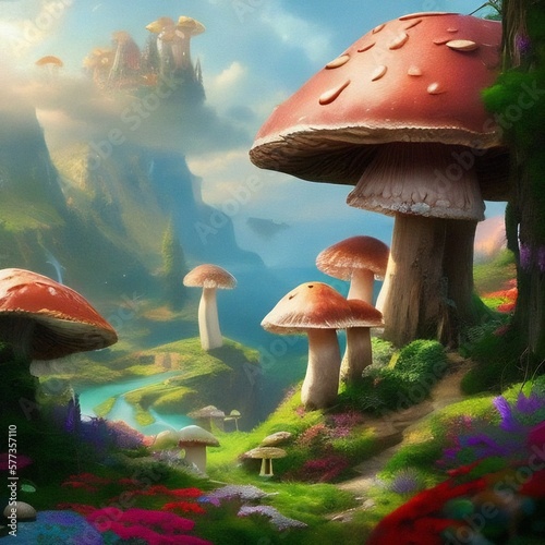 World of growing mushrooms