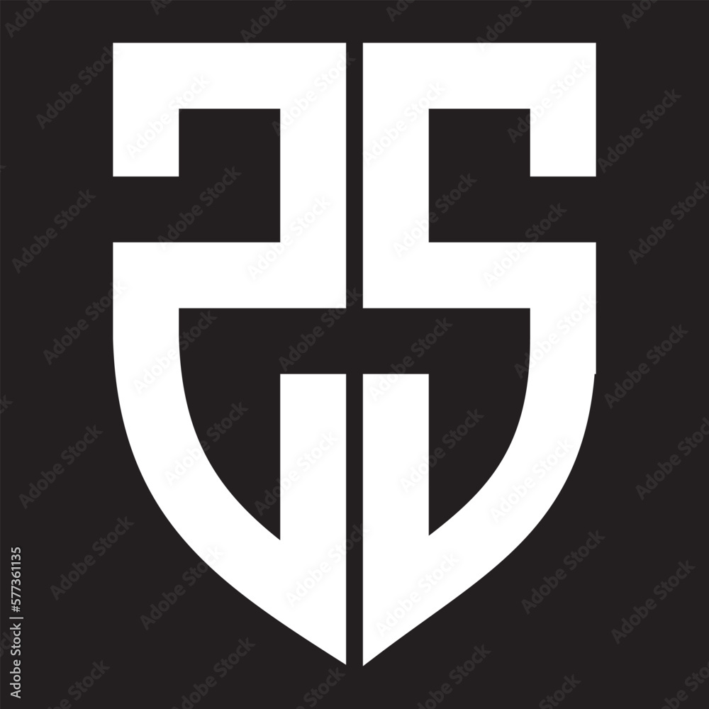 Obraz premium ss logo, ss design, ss letter logo