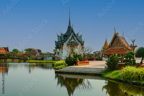 Ancient city  Mueang Boran  Bangkok  Thailand 