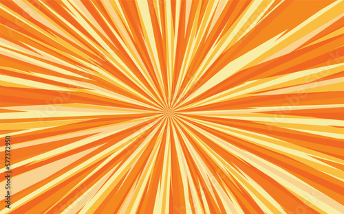 Pop art radial colorful comics book magazine cover. Striped pink digital background. Cartoon funny retro pattern strip mock up. Vector halftone illustration. Sunburst, starburst shape