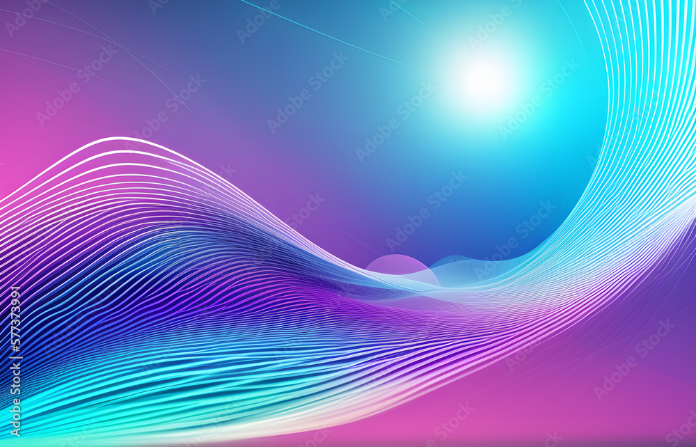 Wave of particles. Abstract background with a dynamic wave. Big data visualization. 3d rendering. Wave of particles. Abstract background with a dynamic wave. Big data visualization. 3d rendering.