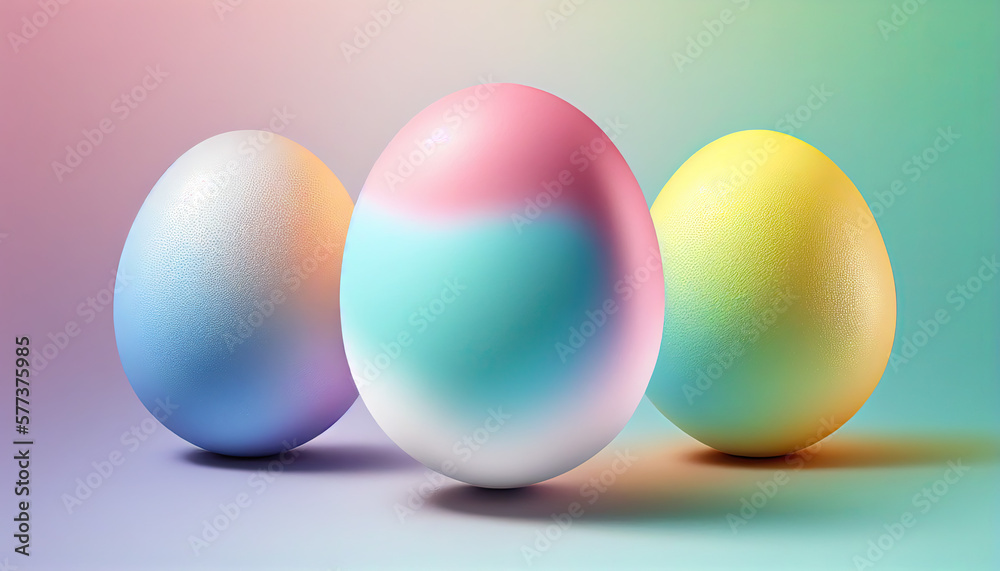 Soft pastel tones Easter eggs, background, wallpaper, Generative AI Soft pastel tones Easter eggs, background, wallpaper, Generative AI