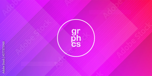geometric colorful pink and purple gradient abstract background with square shapes overlay combination color on background. Eps10 vector